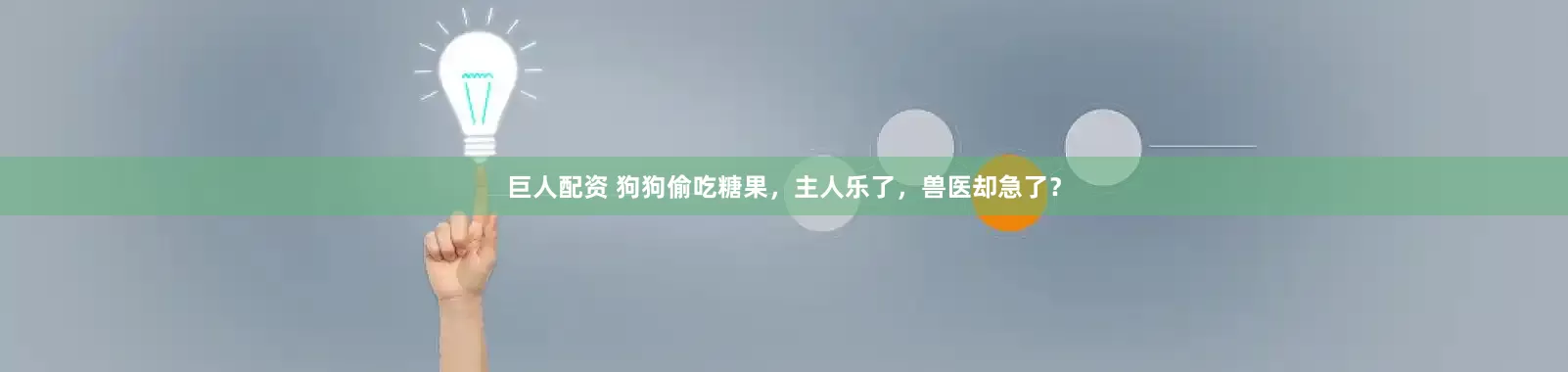 巨人配资 狗狗偷吃糖果，主人乐了，兽医却急了？
